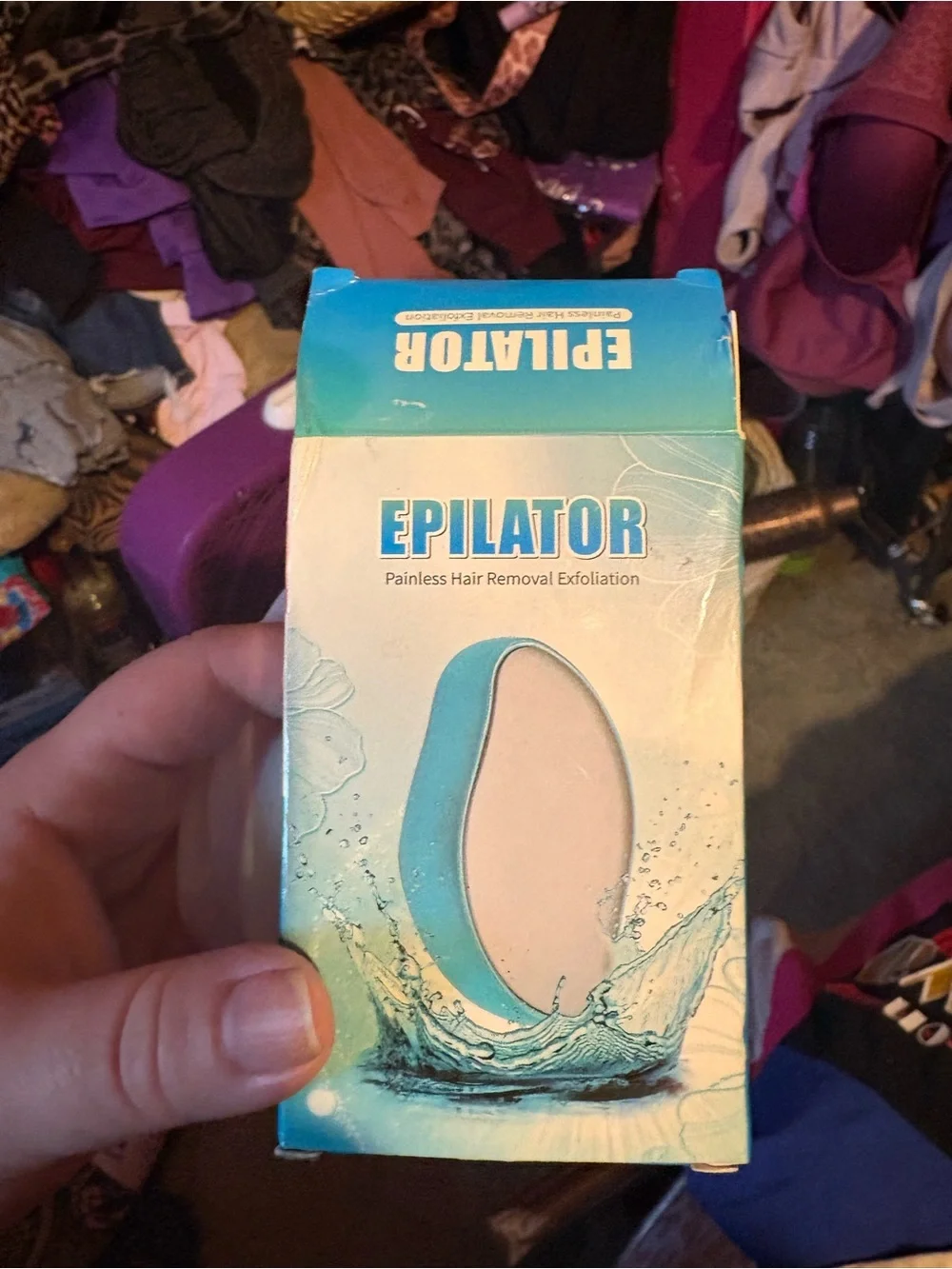 Epilator Painless Hair Removal Exfoliation - pink